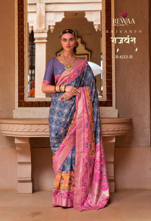 Rewaa Rajvansh Designer Patola Silk designer Saree Collection